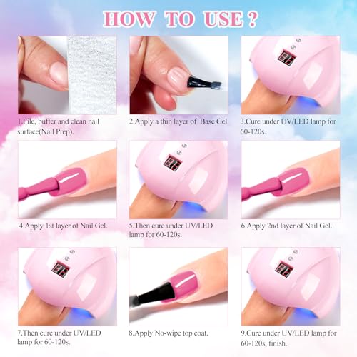MTSSII Color Changing Gel Nail Polish Set 12 Colors with Snowflake Red – Mood Change & Snowflake Effect, Soak Off