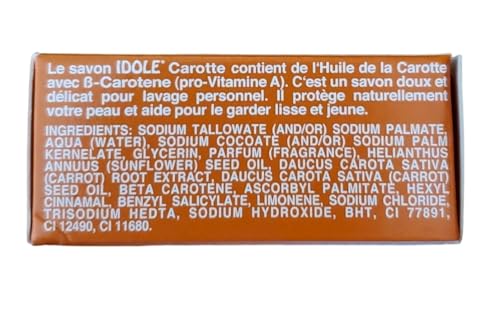 Idole Carrot Soap 100g with B-Carotene for Smooth Skin