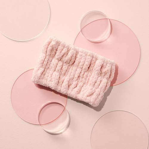The Hair Edit Ultra-Wide Microfiber Spa Headband for Skincare & Makeup
