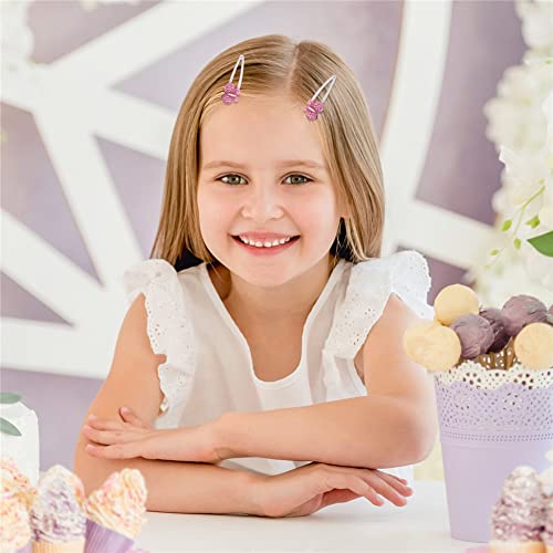 Unicorn Butterfly Rabbit Hair Clips Set for Girls - 8 Pcs