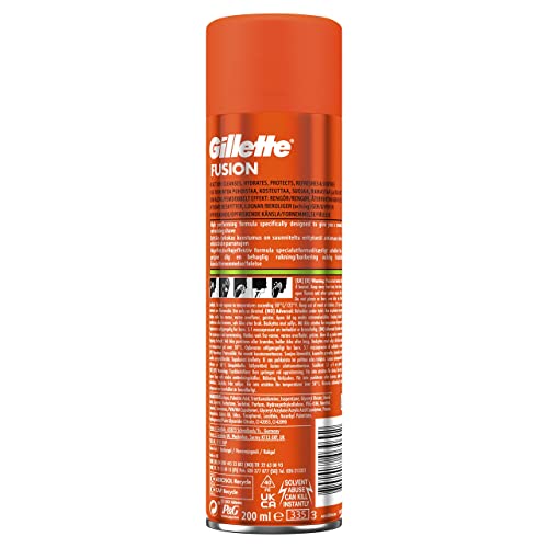 Gillette Fusion5 Ultra Sensitive Men's Shaving Gel 200ml