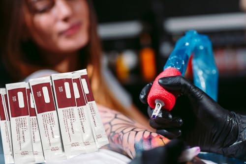 100 Count Vitamin A&D Tattoo Ointment Gel for Aftercare