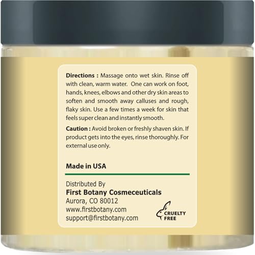 First Botany Tea Tree Oil Salt Body & Foot Scrub for Exfoliation