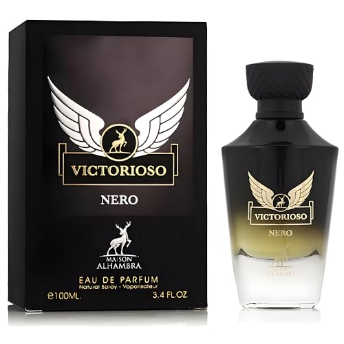 Victorioso Nero by Maison Alhambra Men's Eau de Parfum Spray, 3.4 oz