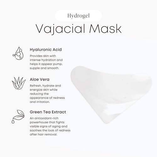 Bushbalm Vajacial Hydrogel Mask for Post Hair Removal Care