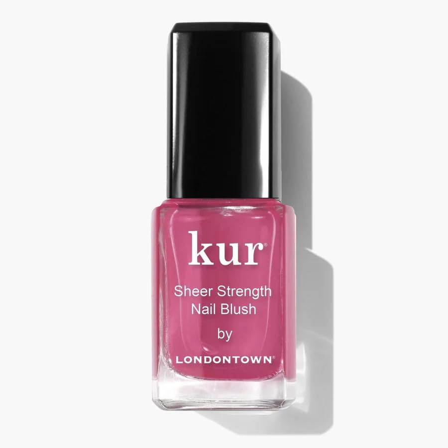 LONDONTOWN Sheer Strength Nail Blush - 2-in-1 Tinted Nail Hardener & Strengthening Treatment | Jelly Finish