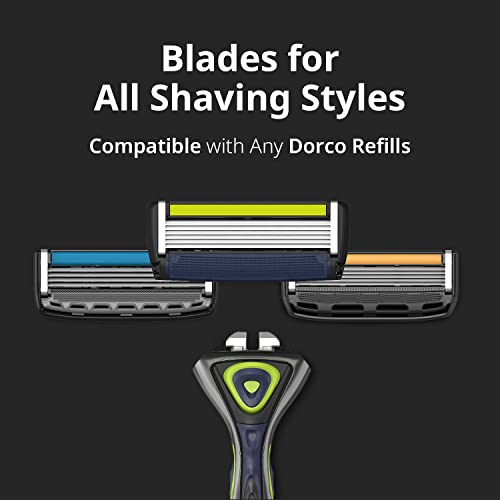 Dorco Pace 6 Sport Razor Handle Replacement Pair (2 handles, no blades)