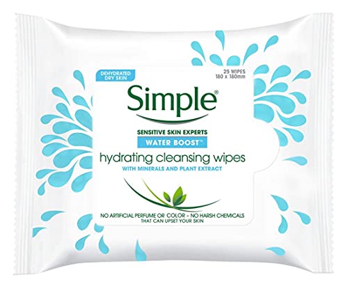 Simple Water Boost Hydrating Cleansing Face Wipes - Fresh, 1 Count