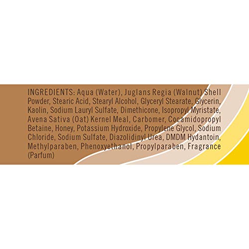 Queen Helene Gentle Oatmeal & Honey Facial Scrub 6 oz Pack of 2 - Soothing Exfoliator for Sensitive Skin