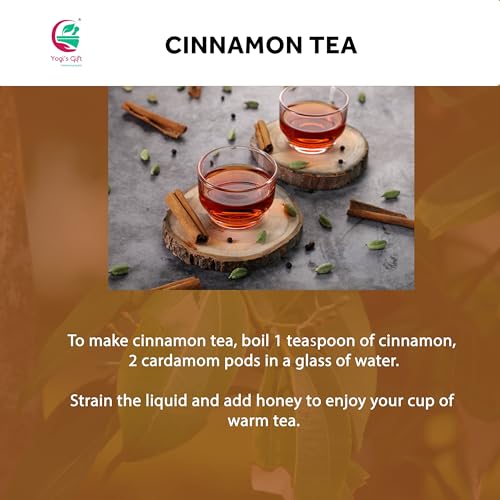 Yogi's Gift Crushed Cinnamon Bark - 4 oz Premium Spice for Tea & Cooking