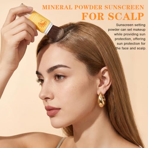 Mineral Sunscreen Setting Powder for Face & Scalp - SPF 35