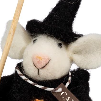 Halloween Witchy Mouse Decoration - Camila by Primitives by Kathy