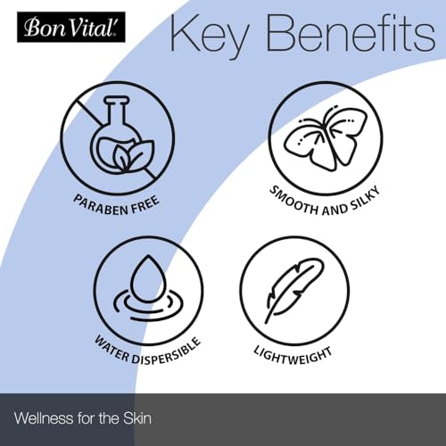 Bon Vital' Multi-Purpose Massage Creme 8oz with Aloe Vera - Professional Body Massage Cream