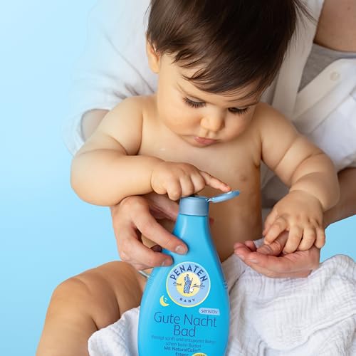 Penaten Good Night Baby Bath, Gentle Bubble Bath with NaturalCalm, 400ml