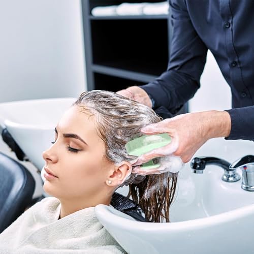 Ella & Sara 4-Pack Scalp Massager & Exfoliator with Soft Bristles for Wet & Dry Hair Care