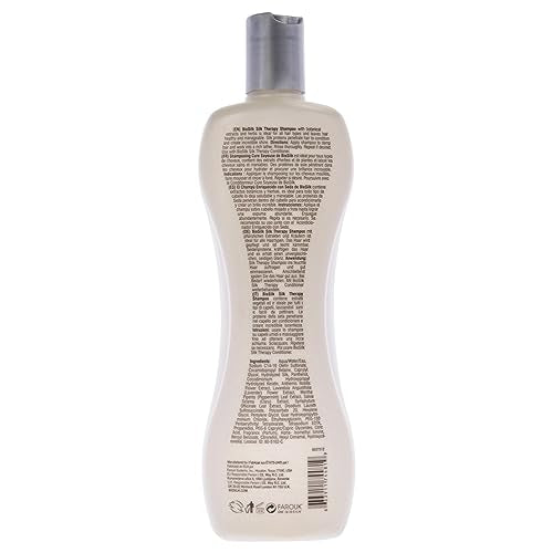 BioSilk Silk Therapy Shampoo 12oz - Hair Shine & UV Protection