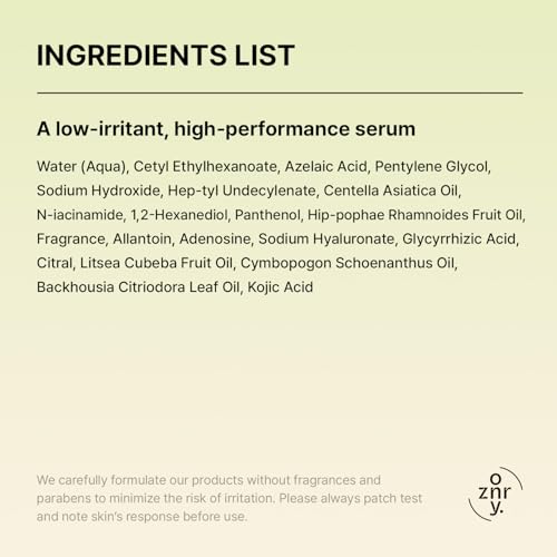 Azelaic Acid 12% Serum with Kojic Acid for Acne & Redness Relief - 30ml