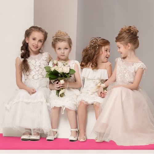 Pink Carpet Runner for Parties | 3x10 FT Polyester Aisle Rug