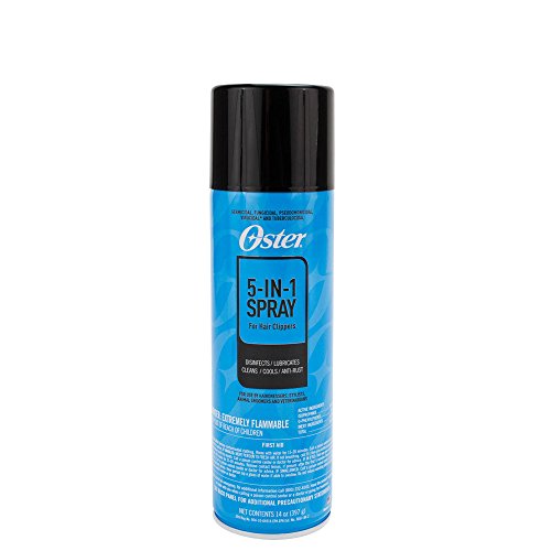 Oster 5-in-1 Clipper Blade Care Spray, 14 oz Maintenance Lubricant