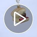 Old World Christmas Meatball Sandwich Ornament - Hand-Painted Glass