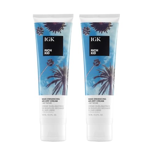 IGK Rich Kid Cream 2-Pack ? Hydrating Leave-In Cream for Soft, Frizz-Free, Manageable Hair