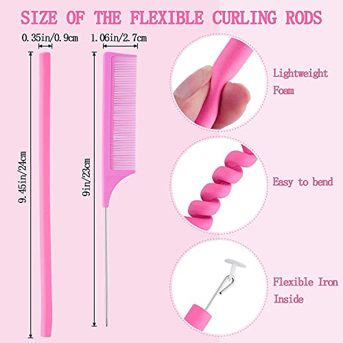 Buytta 31-Piece Flexi Rods Hair Curler Set - 9.45" Heatless Foam Rollers