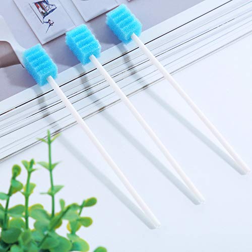 100 Pack ZIZNBA Disposable Mouth Swabs Sponge - Unflavored & Sterile Oral Care