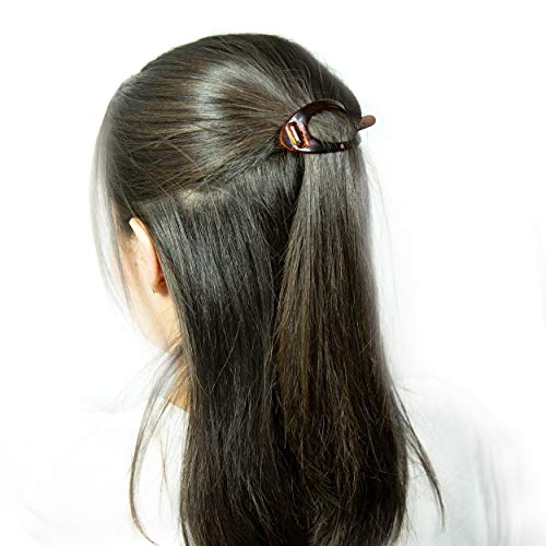 Camila Paris CP2316 French Hair Barrette Clip - No Metal, Strong Hold