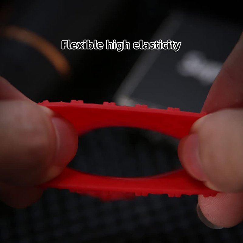 WAYUTO Set of 9 Professional Silicone Barber Clipper Bands for Hair Trimming, Hair Styling and Grooming