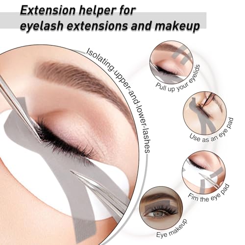 Silicone Gel Eyelash Extension Tape - 0.5in x 4yd, Black