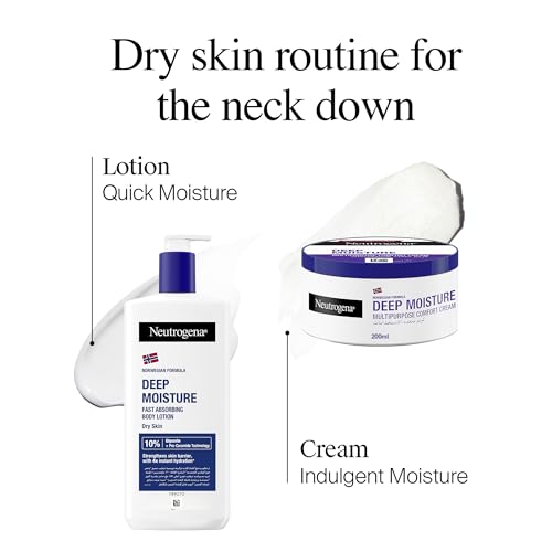 Neutrogena Norwegian Formula Deep Moisturiser Body Lotion 400ml - Dry Skin Relief
