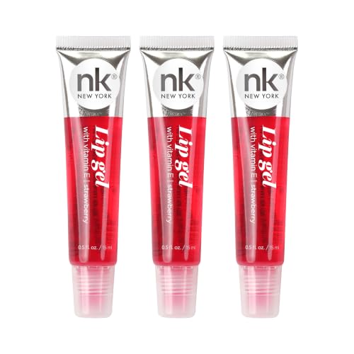 NICKA K Hydrating Lip Gel Set - Strawberry 3-Pack