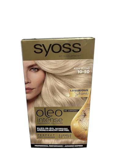 Syoss Oleo Intense Hair Color Dye - 0% Ammonia, Smoky Blondes