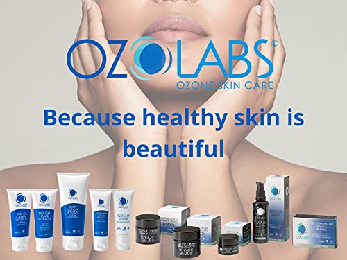 OZOLABS Organic Ozonated Oil Facial Cleansing Bar for Sensitive Skin, 3.2 oz