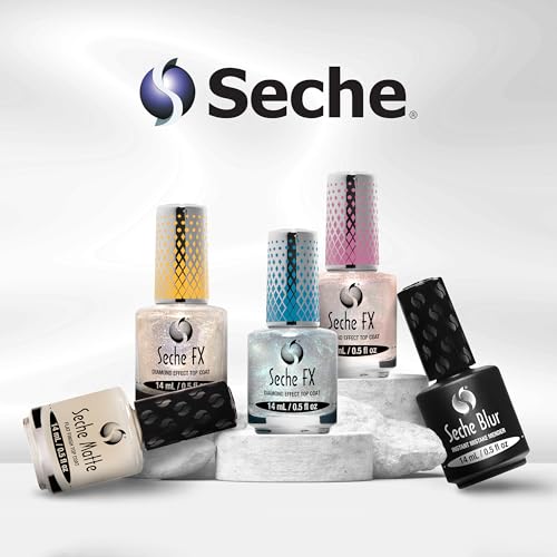 Seche Fx Diamond Effect Top Coat - Pink Transforming Shimmer Nail Polish