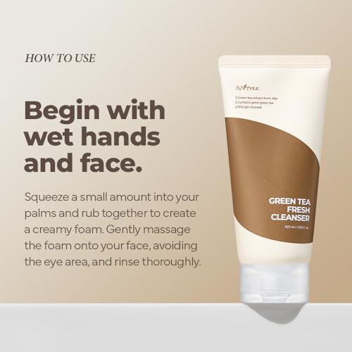 IsNtree Green Tea Fresh Cleanser 120ml - Refreshing Gel Cleanser