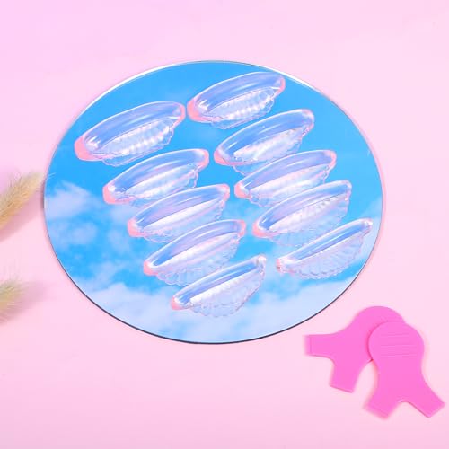 Sibba 15Pcs Eyelash Lifting Shields - Reusable Silicone Lash Lift Pads