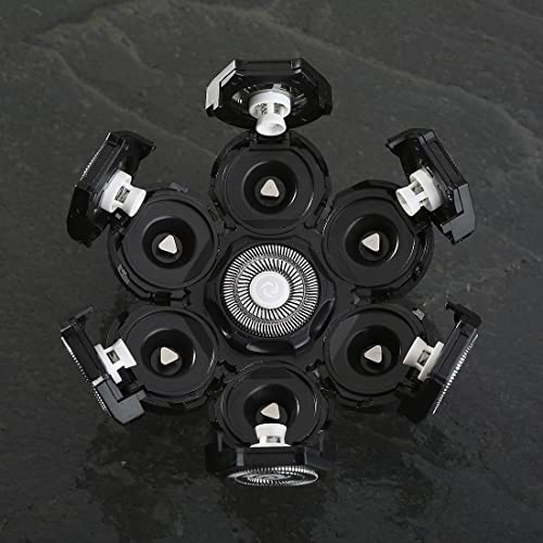 FOXSONIC 7-Blade Universal Electric Head Shaver Replacement Heads