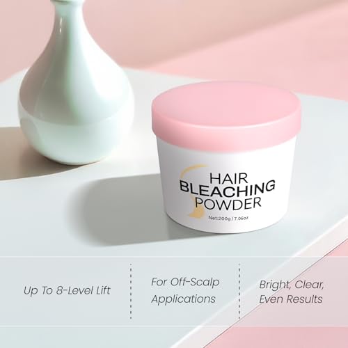 MOISTAR Professional Hair Bleach Powder - Large 200g for Highlights