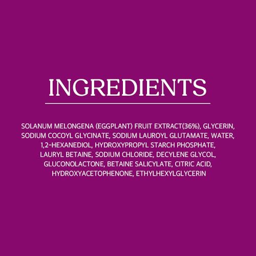 Papa Recipe Eggplant Moisturizing Facial Cleansing Foam for Sensitive Skin