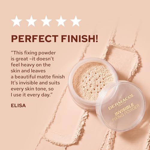 Dermacol Invisible Fixing Powder - Translucent Long-Lasting Setting Powder