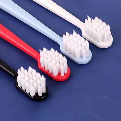 4-Pack Ultra Soft Manual Toothbrush for Sensitive Teeth Deep Cleaning