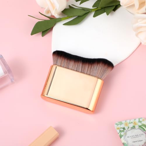 Rose Gold Self Tanning Brush - Soft Kabuki Makeup Tool