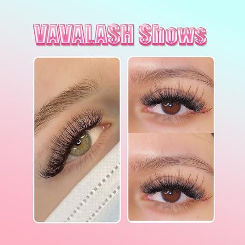 VAVALASH 24D Premade Volume Eyelash Extensions 320 Fans 8-15mm C Curl 0.03-0.07 Thickness