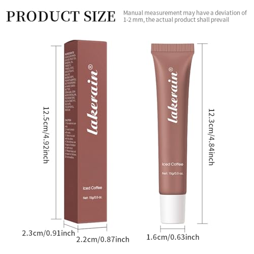 odkpoaaa Summer Lip Balm Set - Nourishing Glossy Lip Butter with Mint & Iced Coffee Shades for Women & Teens