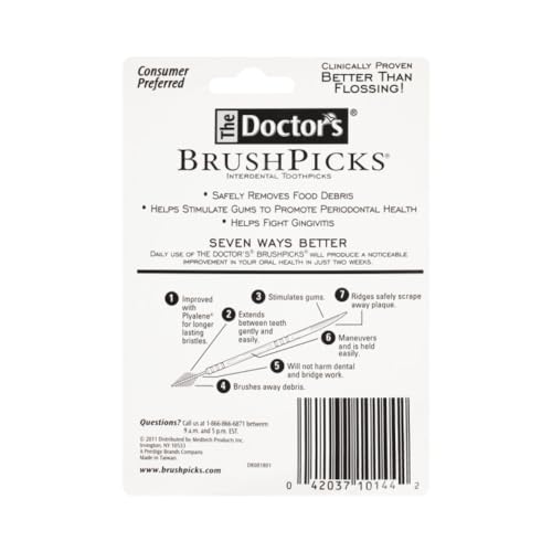 The Doctor's Interdental Toothpicks - 275 Picks for Oral Health