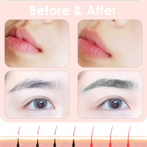 Replacement Heads for Eyebrow Facial Trimmer: Original Heads Replacement Set for 2 in1 Facial Eyebrow Trimmer - Suitable for Model VG-102, VG-1023,VG-1024