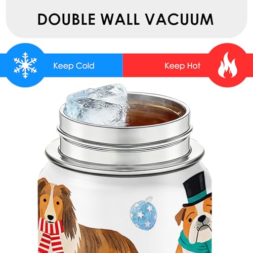 WWHSAI 18oz Insulated Tumbler for Dog Lovers - Cute Dog Design