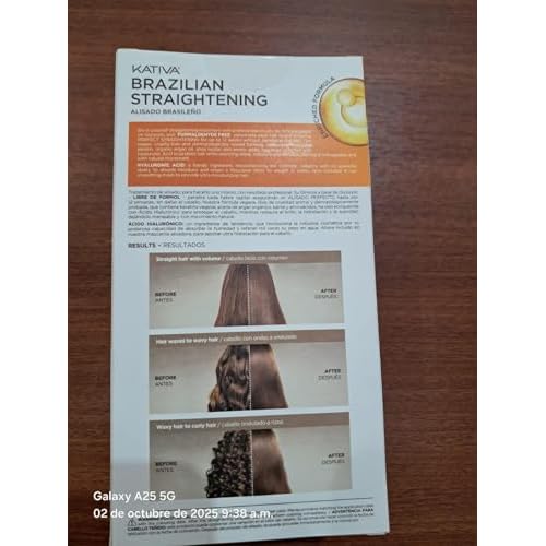 Kativa Brazilian Straightening Kit, 12 Weeks of Home Use Professional Straightening, with Organic Argan Oil, Shea Butter, Keratin & Amino Acids, for Straighter, Softer and Shinier Hair, All Hair Types ? Pack of 2