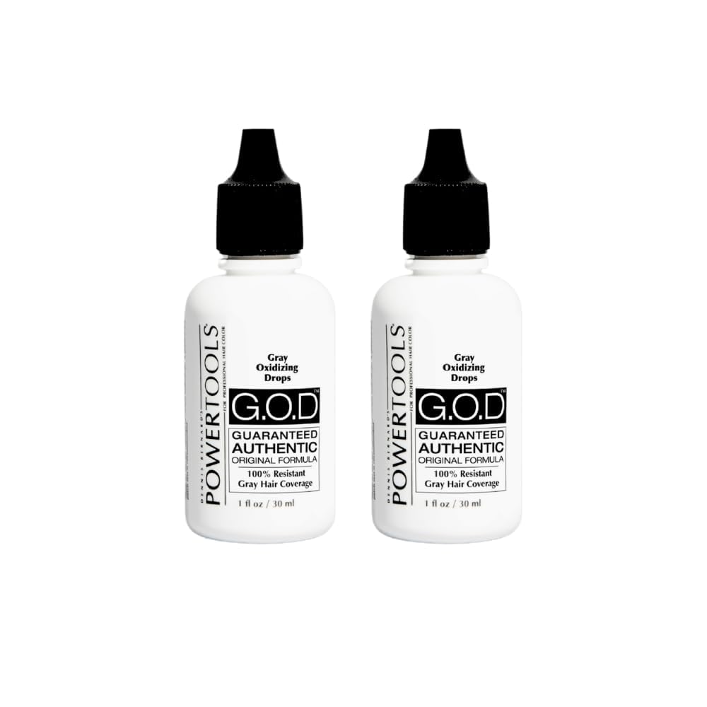 Gray Oxidizing Drops for Resistant Gray Hair - Adds Depth & Shine | 1 Fl Oz Liquid